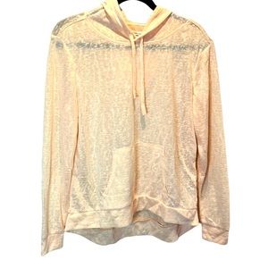 New Weatherproof Vintage Small Peach Lightweight Hoodie or Coverup NWOT